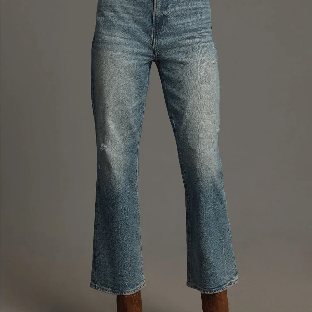 Pistola Ally High Rise Crop Flare Jeans- Never Worn! - Picture 2 of 8